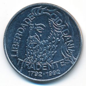 Бразилия, 5000 крузейро (1992 г.)