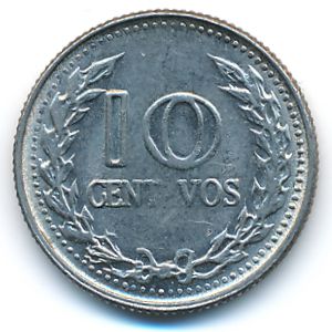 Колумбия, 10 сентаво (1969 г.)