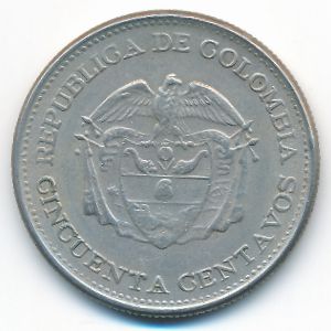 Колумбия, 50 сентаво (1963 г.)