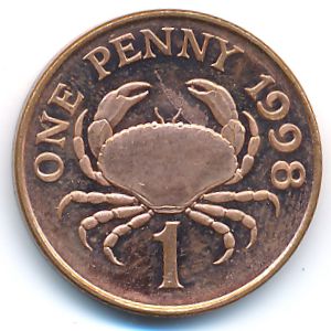 Гернси, 1 пенни (1998 г.)