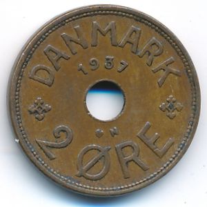Дания, 2 эре (1937 г.)