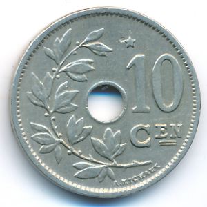 Бельгия, 10 сентим (1930 г.)