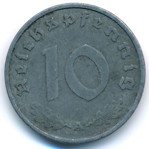 Третий Рейх, 10 рейхспфеннигов (1941 г.)