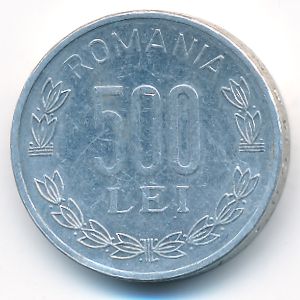 Romania, 500 lei, 2000