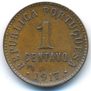 Португалия, 1 сентаво (1917 г.)