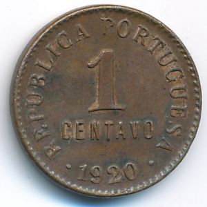 Португалия, 1 сентаво (1920 г.)