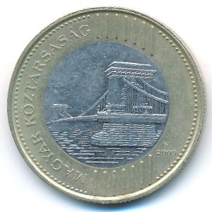 Венгрия, 200 форинтов (2009 г.)