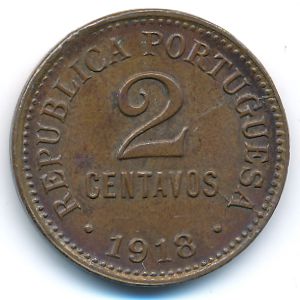 Португалия, 2 сентаво (1918 г.)
