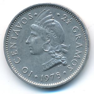 Доминиканская республика, 10 сентаво (1975 г.)