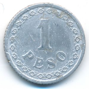 Парагвай, 1 песо (1938 г.)