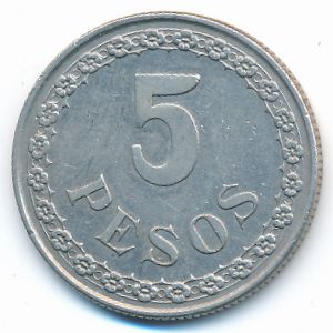 Парагвай, 5 песо (1939 г.)