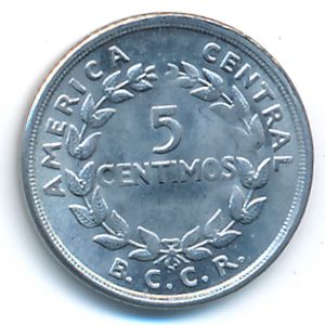 Коста-Рика, 5 сентимо (1967 г.)