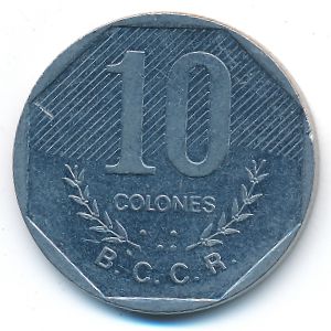 Коста-Рика, 10 колон (1983 г.)