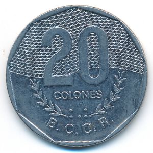 Коста-Рика, 20 колон (1983 г.)