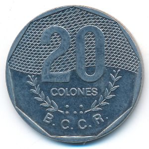 Коста-Рика, 20 колон (1983 г.)