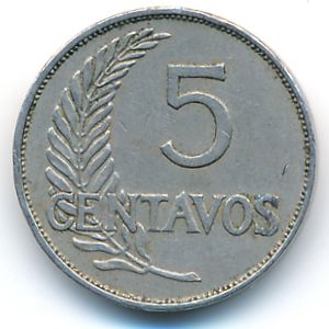 Перу, 5 сентаво (1939 г.)