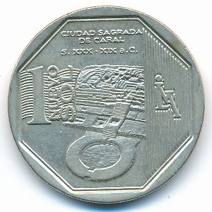 Перу, 1 новый соль (2014 г.)