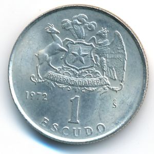 Чили, 1 эскудо (1972 г.)