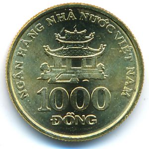 Vietnam, 1000 dong, 2003