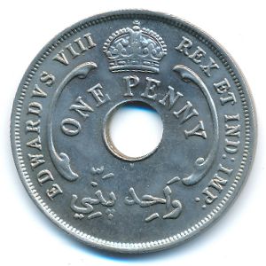 Британская Западная Африка, 1 пенни (1936 г.)