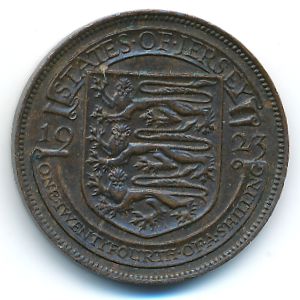 Джерси, 1/24 шиллинга (1923 г.)