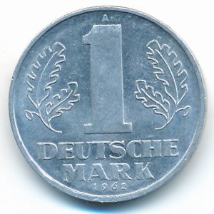 ГДР, 1 марка (1962 г.)