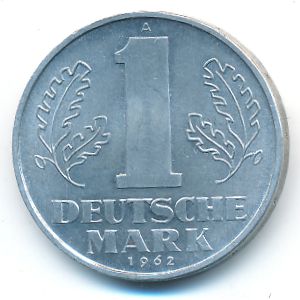 ГДР, 1 марка (1962 г.)
