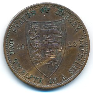 Джерси, 1/12 шиллинга (1923 г.)
