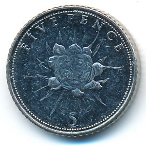 Гибралтар, 5 пенсов (2014 г.)