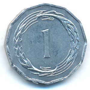 Кипр, 1 мил (1963 г.)