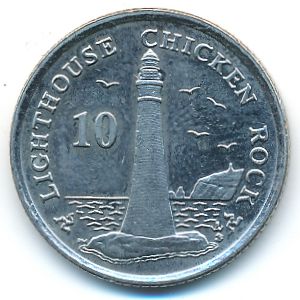 Остров Мэн, 10 пенсов (2007 г.)