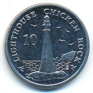 Остров Мэн, 10 пенсов (2014 г.)