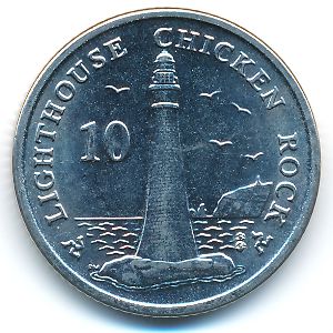 Остров Мэн, 10 пенсов (2014 г.)