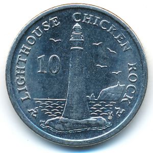 Остров Мэн, 10 пенсов (2015 г.)