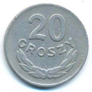 Польша, 20 грошей (1949 г.)
