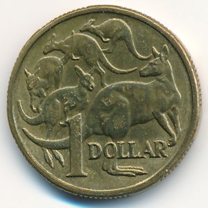 Australia, 1 dollar, 1984