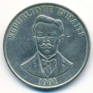 Haiti, 50 centimes, 1991