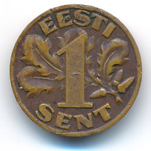 Эстония, 1 сент (1929 г.)