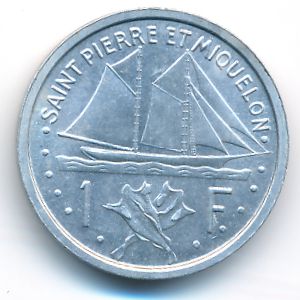Сен-Пьер и Микелон, 1 франк (1948 г.)
