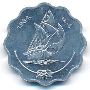 Мальдивы, 10 лаари (1984 г.)