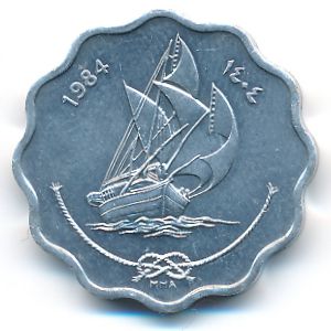 Мальдивы, 10 лаари (1984 г.)