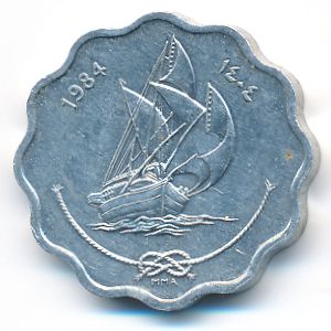 Мальдивы, 10 лаари (1984 г.)