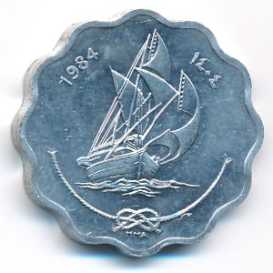 Мальдивы, 10 лаари (1984 г.)