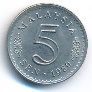 Малайзия, 5 сен (1980 г.)