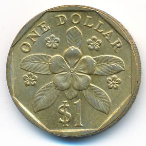 Сингапур, 1 доллар (1989 г.)