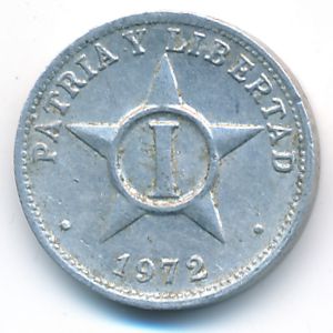 Cuba, 1 centavo, 1972
