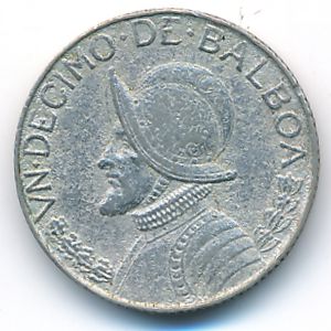 Панама, 1/10 бальбоа (1966 г.)