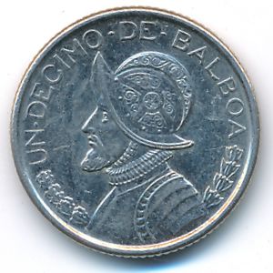 Панама, 1/10 бальбоа (2008 г.)