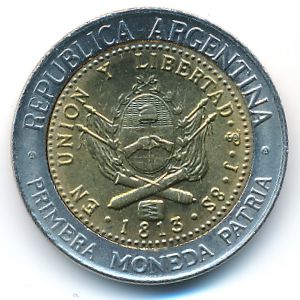 Аргентина, 1 песо (1996 г.)