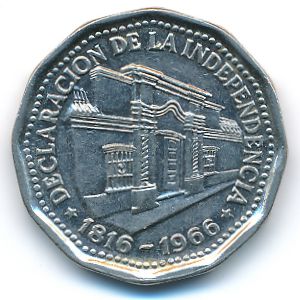 Аргентина, 10 песо (1966 г.)